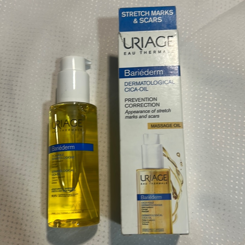2x Uriage BARIEDERM Dermatological CICA-OIL 105ml Massage Oil Scars Stretch Mark